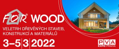 Nadace dřevo pro život se i v roce 2022 stala partnerem stavebního veletrhu For Wood