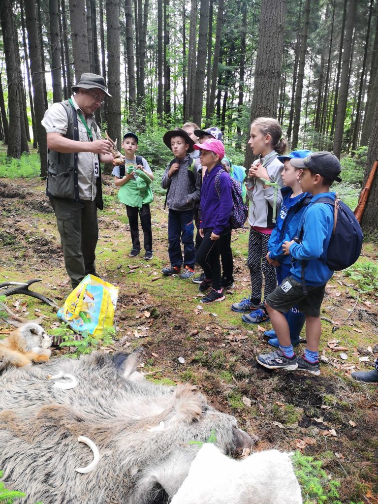 V Českých Libchavách se děti seznámily s prací lesníků
