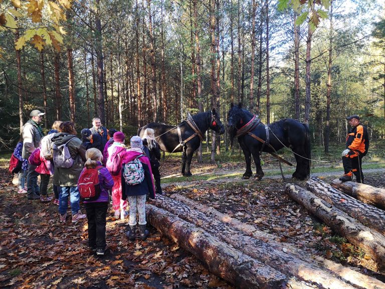 Děti poznávaly práci lesníků u rybníku Výskyt