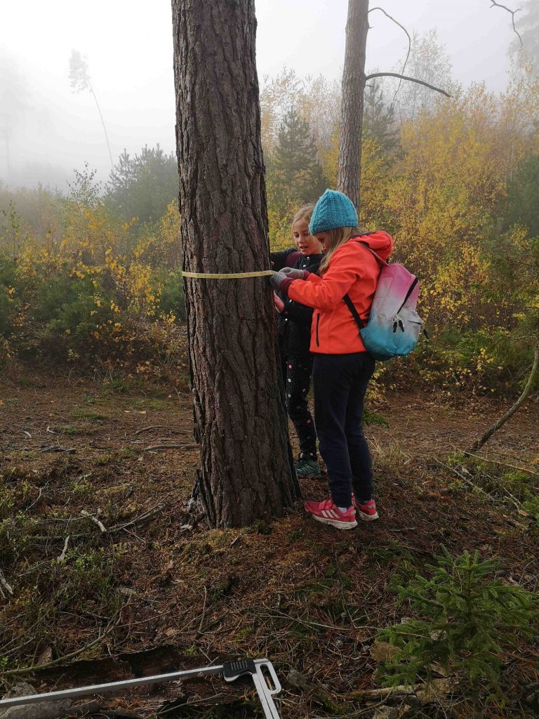 Děti poznávaly práci lesníků v lese